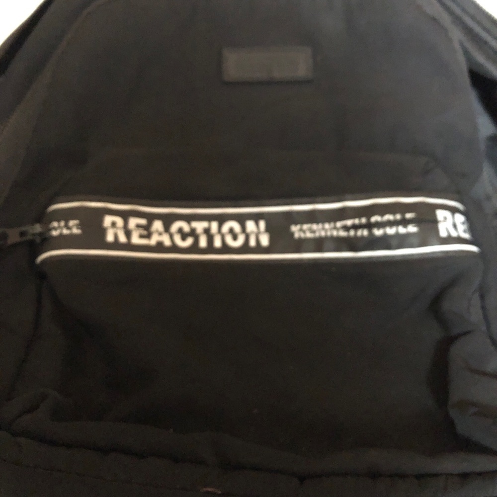 Kenneth Cole Reaction Black Backpack Authentic - Picture 5 of 12
